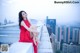 Beauty Crystal Lee ventured into blooming on the roof of a high-rise building (8 photos) P7 No.a0a77d