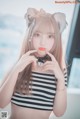 Hanari 하나리, [DJAWA] Catgirl in Stripes Set.01 P23 No.bbccba Image No. 47