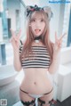 Hanari 하나리, [DJAWA] Catgirl in Stripes Set.01 P39 No.4a0db6 Image No. 15