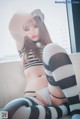 Hanari 하나리, [DJAWA] Catgirl in Stripes Set.01 P22 No.bc9d41 Image No. 49