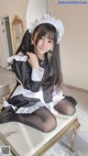 Coser @ 桜 井 宁宁 Vol.030: 双 马尾 黑丝 女仆 (62 photos) P19 No.db21f6 Image No. 87