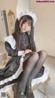 Coser @ 桜 井 宁宁 Vol.030: 双 马尾 黑丝 女仆 (62 photos) P3 No.a4b702 Image No. 119