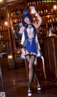 水淼aqua Cosplay 夜兰 Yelan Vol.02 P60 No.f4a44d Image No. 13